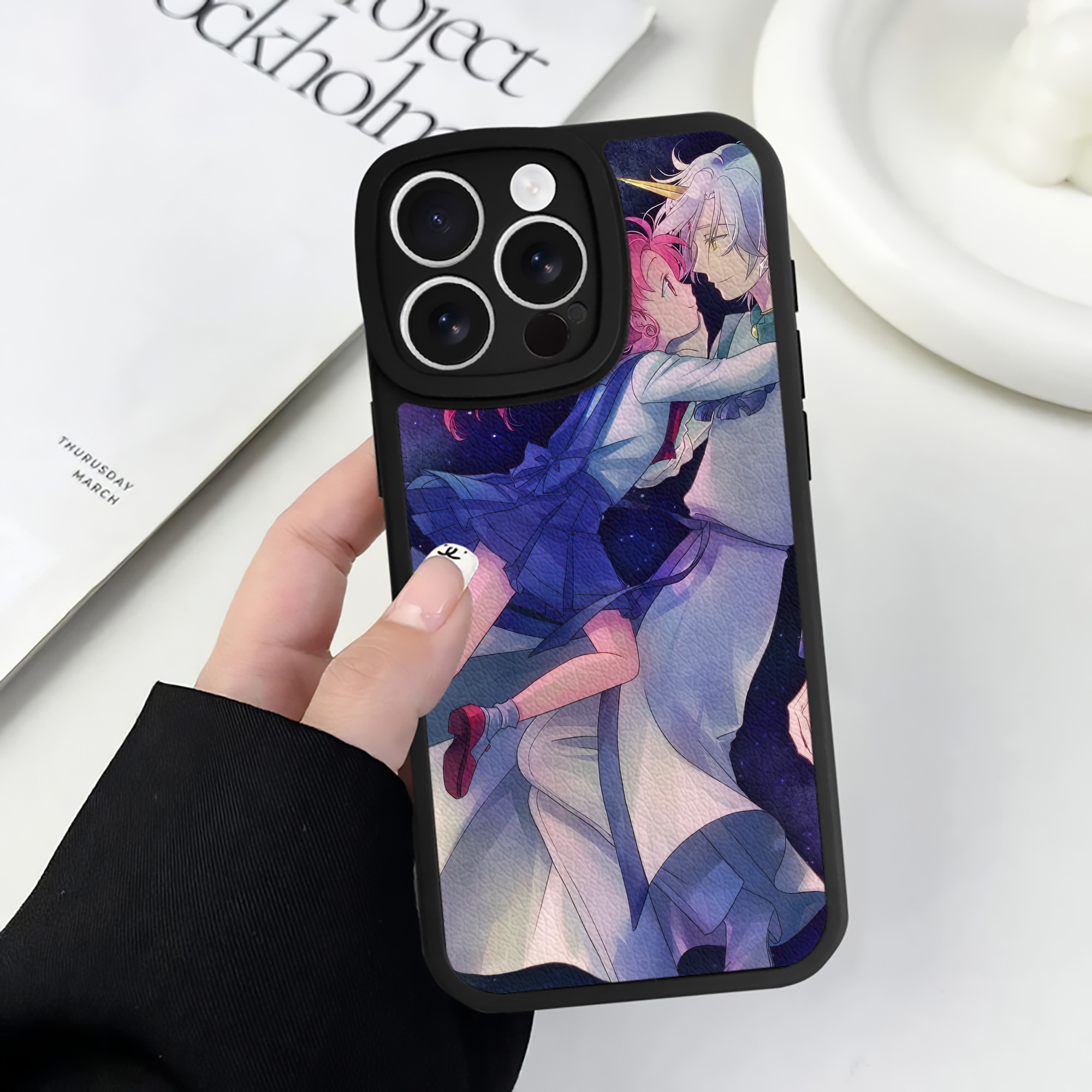 （画像用） 美少女戦士セーラームーン Sailor Moon 【iPhone 16シリーズ対応】シリコンスマホケース（レザー調） 材質：シリコン